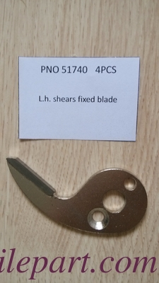 PNO 51739 R.h. shears fixed blade, PNO 51740 L.h. shears fixed blade