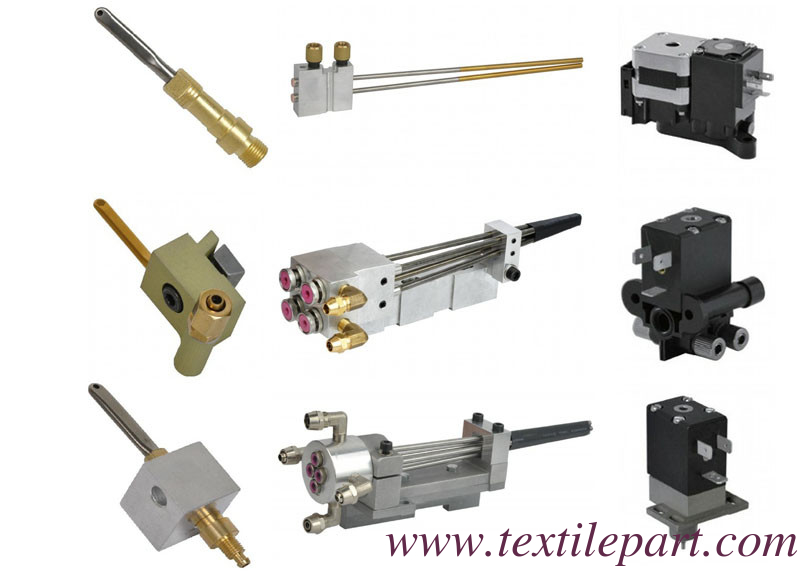 AIR-JET LOOM SPARE PARTS, MAIN NOZZLE, SUB NOZZLE, SOLENOID VALVE, STORAGE PIN